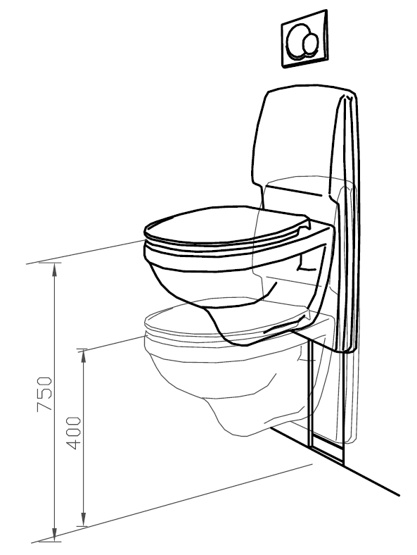 Lift Toilette ForAll - technische Daten