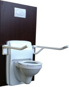 Lift Toilette Care höhenverstellbar mit Griffen