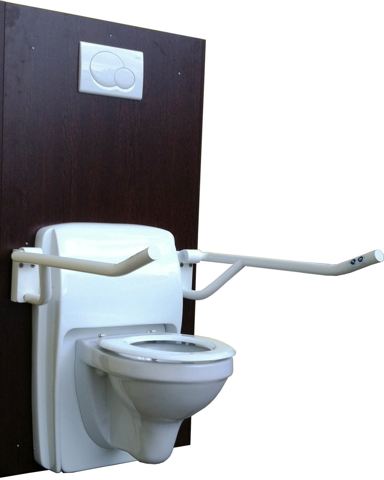 Lift Toilette Care höhenverstellbar mit Griffen